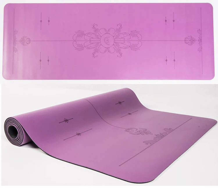 pu+natural rubber yoga mat