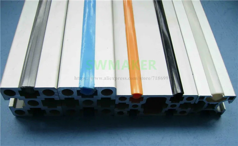 CNC-C-Beam-machine-DIY-parts-20-series-6mm-flat-seal-for-2020-aluminum-profile-soft