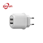 Wholesale Dual Port USB 5V 2.1A Fast Charging EU Universal Portable mobile phone Wall charger