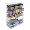 Tiered Clear Acrylic Cigarette Lighter Display Rack with 5 shelves