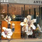New china artificial decorative flowers Hand painted stained giant paper flowers for shop decoration