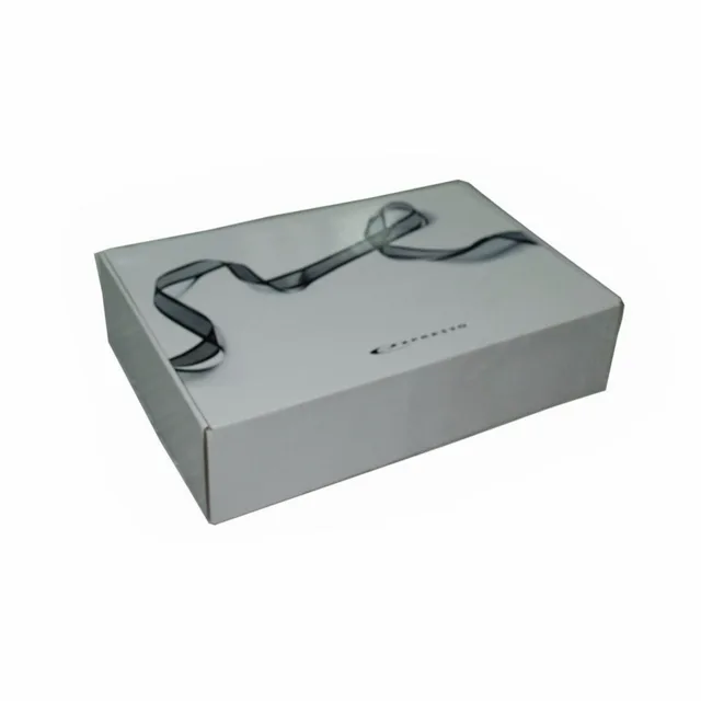 heavy duty cardboard plastic handle electronic packaging box