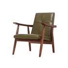 high quality leather lounge chair for hotel leisure area FOH-18CTY89