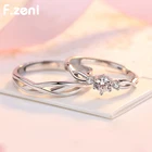 Fashion Jewelry silver wedding ring engagement lovers couple Tat rings