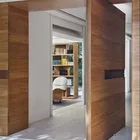 revolving main entry door solid wood front door modern design