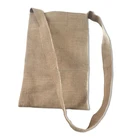 reusable custom design jute shoulder bag with logo printing