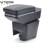 Vtear For VW vento armrest box central Store content box cup holder ashtray interior car-styling decoration Accessories 14-17