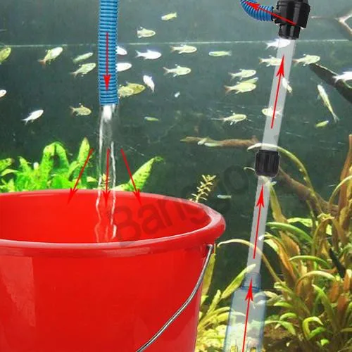 Electric Battery Syphon Auto Fish Tank Vacuum Gravel Water Pump Filter Cleaner Washer Hot Sale New Home Aquarium