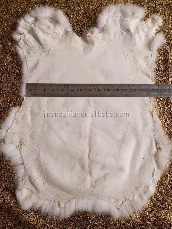 Genuine Raw Chinchilla Rabbit Fur Pelt for sale cheap price