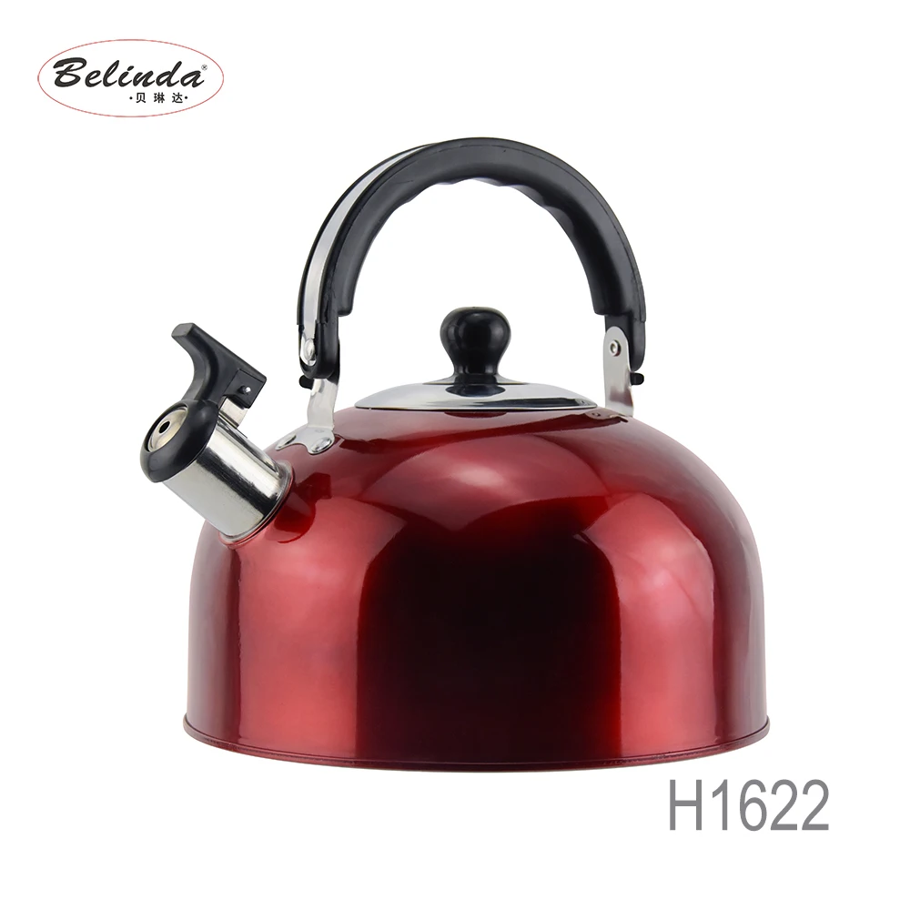 Colorful Coating Housewares Whistling Stainless Steel Water Tea Pots Kettle for Kitchen Stove Top  H1622-7