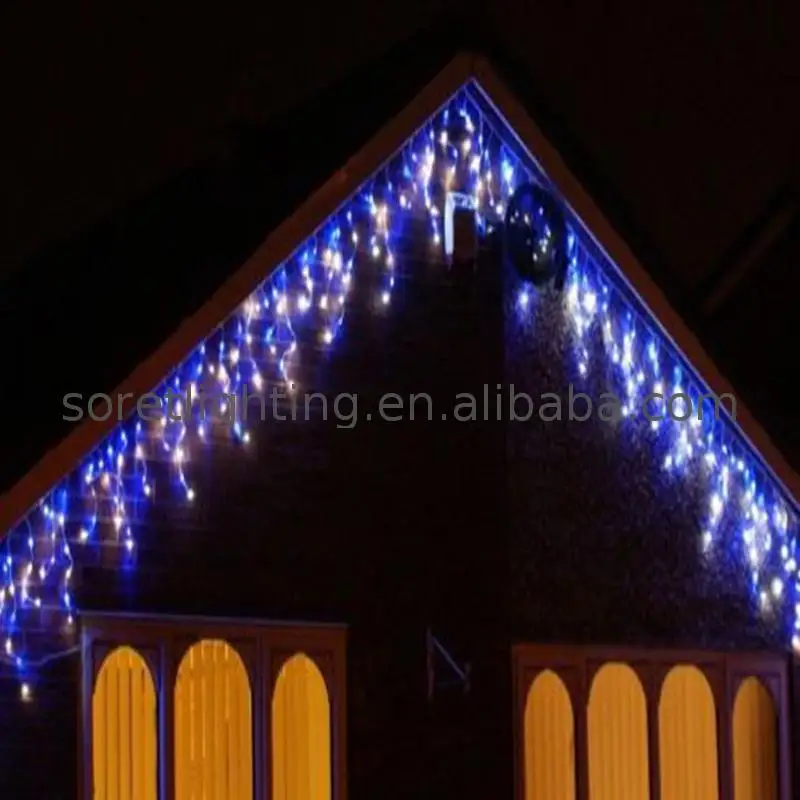 Customized Outdoor LED Icicle String Lights Garden Bar Decorative Lights