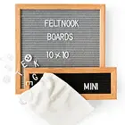 Amazon Hot Selling Rustic Style Color Felt Wooden Frame Letter Board
