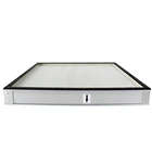 Laminar Large Air Flow Hoods Fume Hoods Laboratory AHU HVAC System H13 H14 Mini Pleat Hepa Filter for Cleanrooms