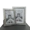 nice design silver plated metal Photo picture Frame