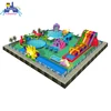Professional customized backyerd inflatable water park for commerce, outdoor park, 3000 square meter park