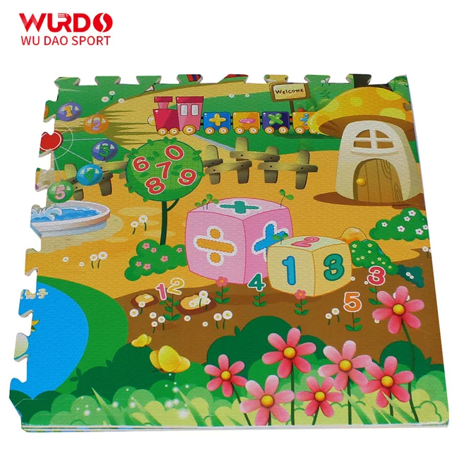 EVA Popular high Quality puzzle baby care play mat low rice