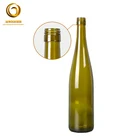 Burgundy clean and bright 750ml green glass spirit bottles for Rhine