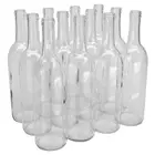 Clear glass beer bottles bottle frosted wine