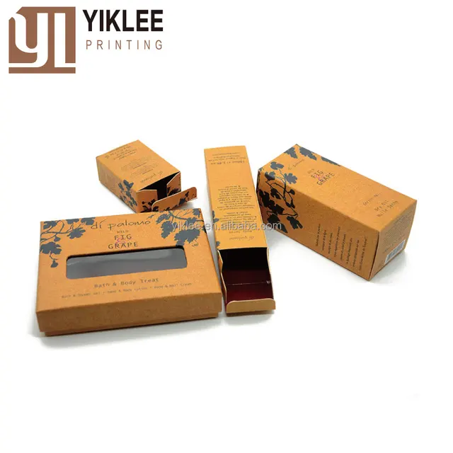 paper box custom printed logo cosmetic gift box packaging with