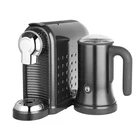 Espresso and cappuccino nespresso capsules machine with milk frother for office