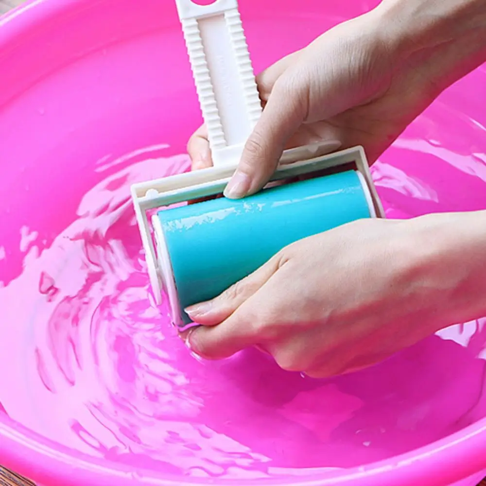 Super Sticky Washable Dust Lint Roller With Cover for Fluff Pet Hair Dust Remover Lint Sticking Dusting Roller