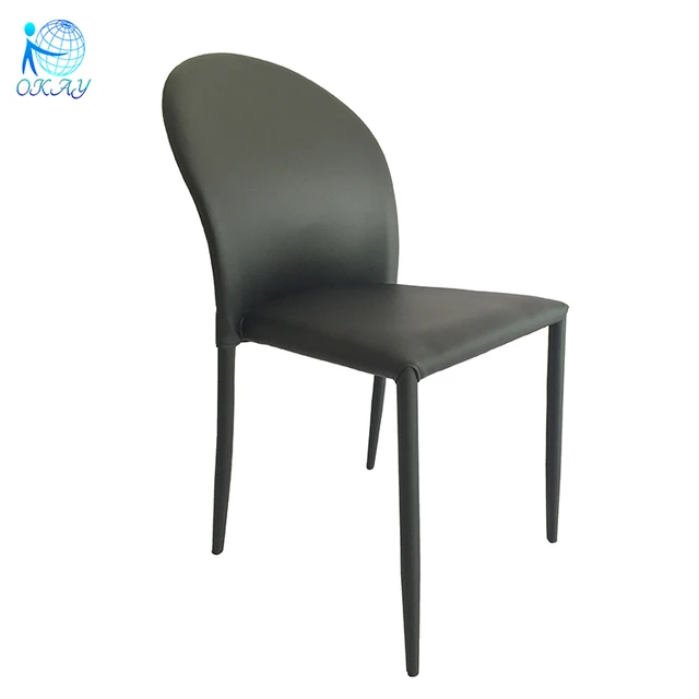 different colored high back PU chair for dining room