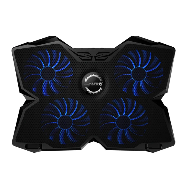 2018 Coolcold gadget heavy duty laptop cooling pad, usb game style notebook cooler pad for laptop