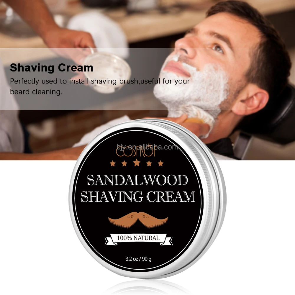 shaving cream is rich lather for the smoothest shave