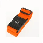 China manufacturer custom design adjustable polyester luggage suitcase strap