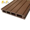 Eco forest Easy assemble ISO certificate hollow plastic wood composite wpc decking