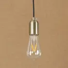 PVC Cord Set Metal Lamp Holder Industrial Pendant Light