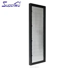 Used building materials prefabricated houses residential aluminium window louvers glass louvre