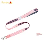 Pink Blue Ma Caron Color Customized Sport Dog Pet Collars Leashes Set