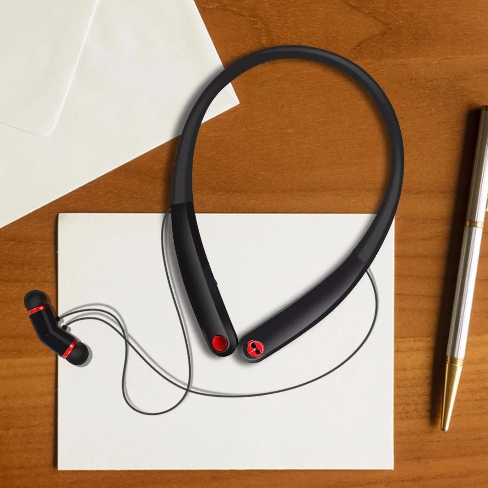 China Wholesaler Voice Control Wireless Neckband Magnetic Bluetooth Bone Conduction Headphone - ANKUX.COM