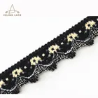 Nylon Lace Lace Nylon Lace 4.1CM Nylon Soft Touching Sewing Scallop Lace Trims For Garment Accessory