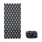 Anchor Printing Custom Logo Seamless Multifunction Headwear African Bandana For Men and Women
