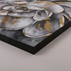 Beautiful design handmade canvas abstract flower oil painting on canvas