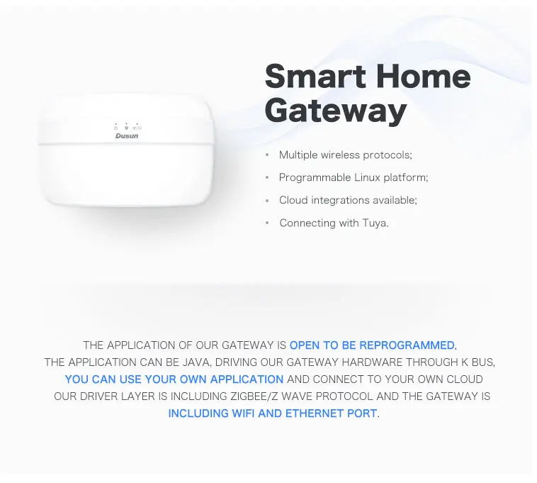 Zigbee Smart Home Gateway ,Wireless Network Zigbee HA 1.2 Gateway - ANKUX.COM