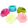 Pet products shop colorful cheap plastic dog bowls pet bowls