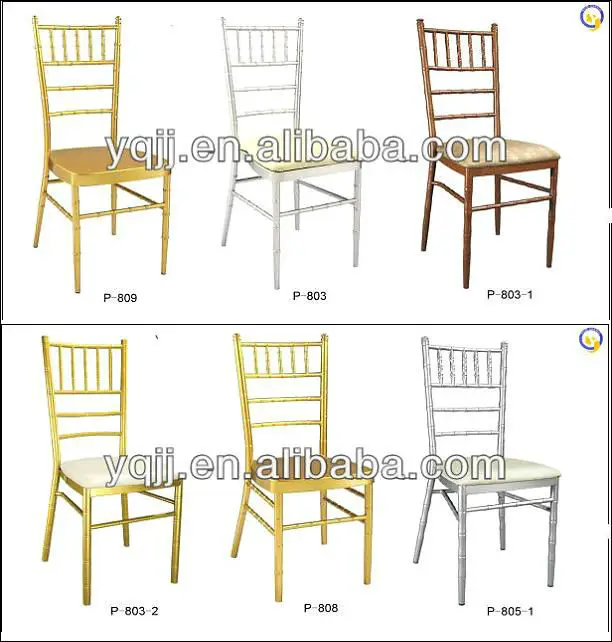 White Color Outdoor Cheap Wedding Chair Rentals For Bride And