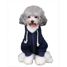 Dog clothes autumn and winter wear pet zipper printing Teddy than bear Bomei schnauzer puppy hoodie