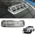 chrome New Air Vent Bonnet Hood Scoop cover Car Accessories for hilux parts