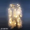 Feather hanging with led lights decoration, for Spring decoration