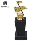 gift box packing souvenir shoe soccer music blank metal trophy online sale