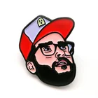 Personality portrait enamel badge custom creative pin and design paint pins for brooches