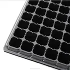 China Gold Suplier 540x280mm 200 Cells Black plastic Plant Seed Nursery Tray