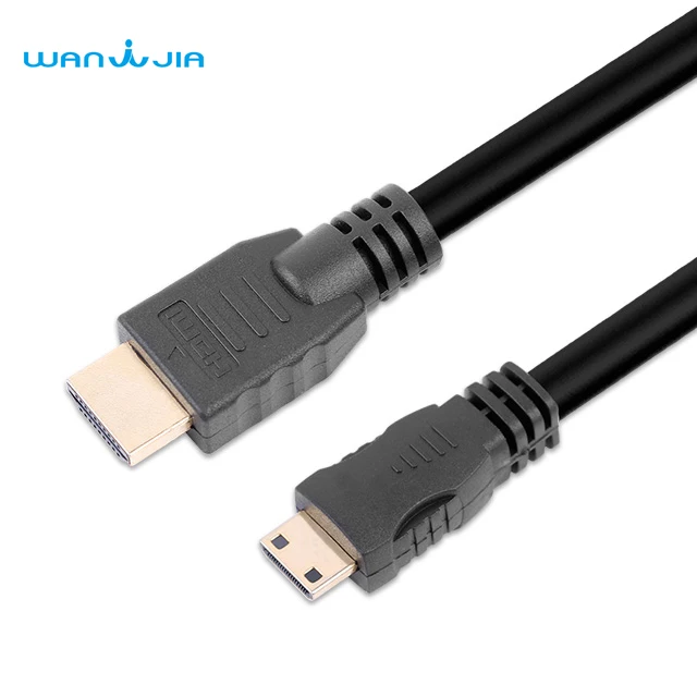 Gold plated high speed with ethernet HDMI cable to mini HDMI adapter cable - ANKUX.COM