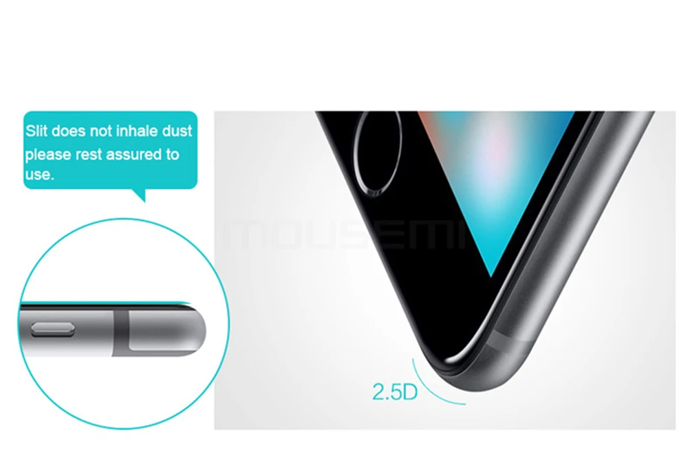 MOSUEMI Screen Protector For iPhone 8 Glass 3D Full Cover Tempered Anti-Knock Premium Hard FilmFor iPhone 8 Plus On Glass Film (5)