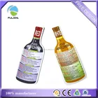 paper material drink red wine white wine bottle shaped soft fridge magnet
