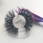 Free sample private label eyelash mink vendor,5d mink fur lashes false,25mm 3D Mink Eyelashes with custom boxes